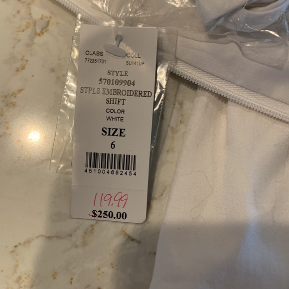 WHBM White Strapless Fancy Dress NWT - Picture 12 of 14